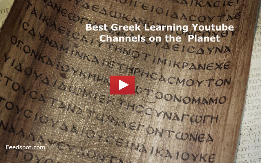 Greek Learning Youtube Channels